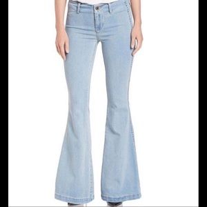 Free People Bell Bottom Jeans Worn ONCE!